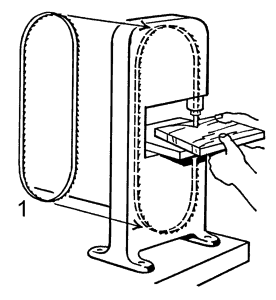 Aufbau einer Bandsäge