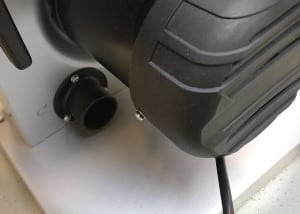Bandsäge Einhell TC-SB200 - Absauganschluss