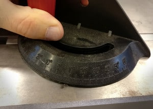 Bandsäge Metabo 261 - Anschläge